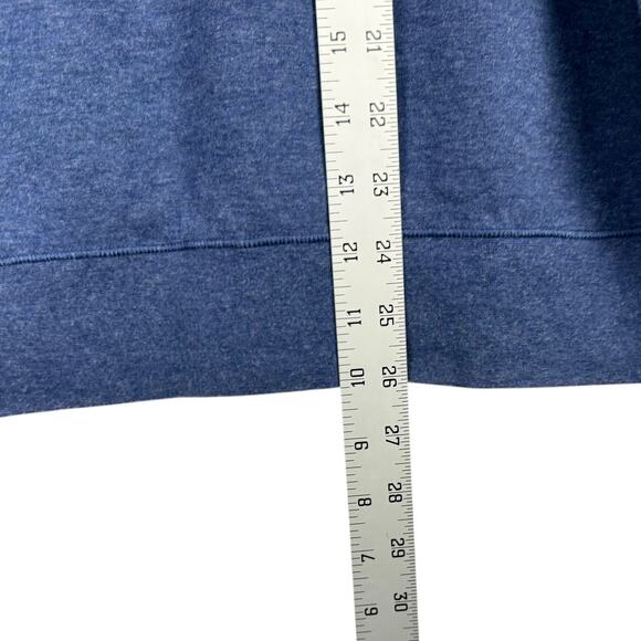 Polo Ralph Lauren Active Blue Cotton Blend 1/4 Zip High Neck Sweatshirt Medium - Picture 9 of 11